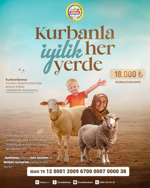 Kurbanınız Bereket Olsun, Dualarda Yer Bulsun.
