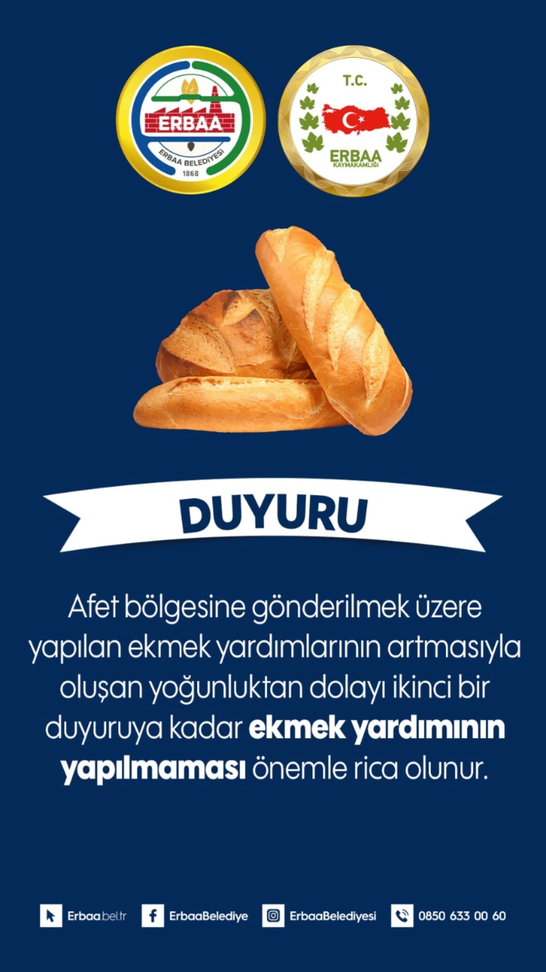 Yardım Kampanyası Hakkında Duyuru. 10.03.2023