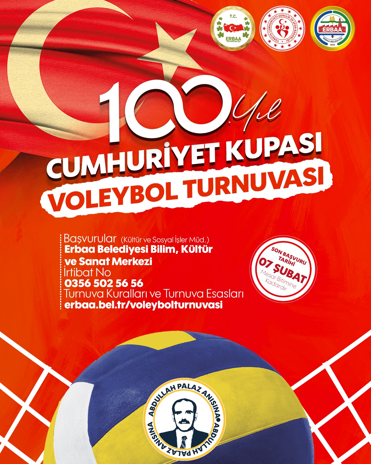 Erbaa Belediyesi 100. Yıl Voleybol Turnuvası